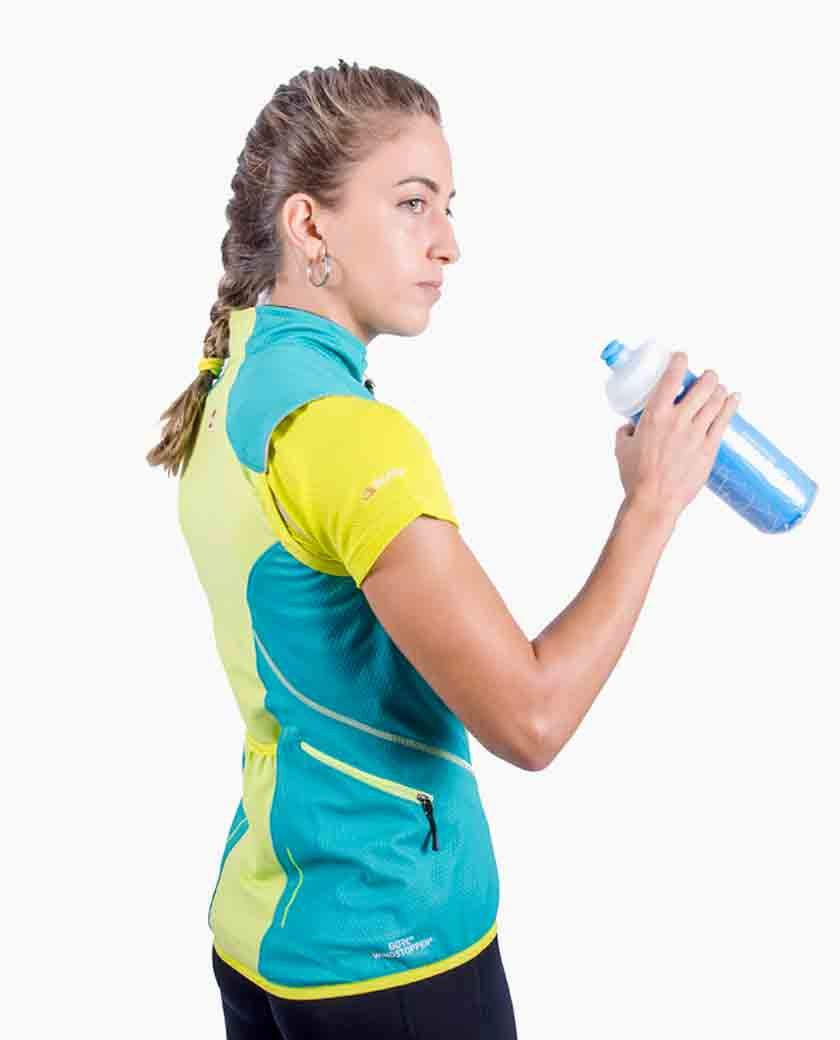 Ciclón 2 - Cortaviento sin mangas para Ciclismo repelente al agua - Mujer
